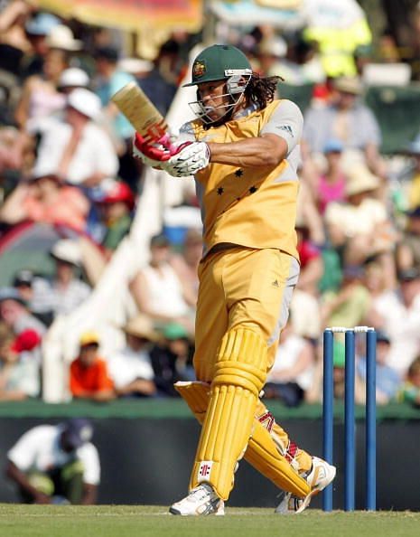 During the big stages, Andrew Symonds was often a savior for Australia. Image Source: Getty